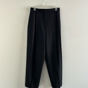 Rosetta Getty Black Pleated Trouser Size 4